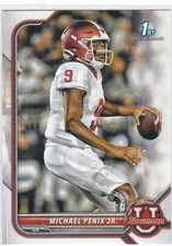 2022 Bowman University #41 Michael Penix Jr 1st Bowman Atlanta Falcons