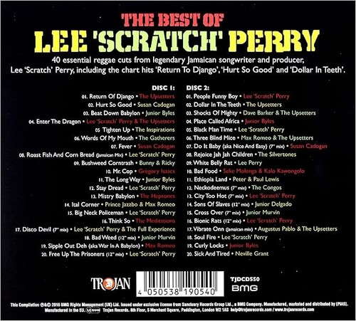 Best of Lee Scratch Perry by Lee "Scratch" Perry CD Reggae Rocksteady Dub SEALED - Picture 2 of 2