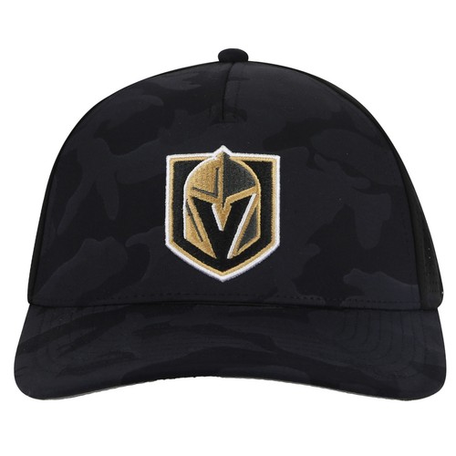 Men's American Needle Black Vegas Golden Knights Valin Camo Super Tech Vented
