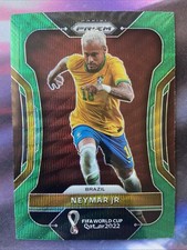 2022 NEYMAR JR PANINI PRIZM FIFA WORLD CUP QATAR 2022 WAVE GREEN O262