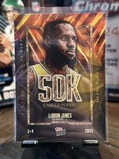 LeBron James 50k Career Points Record Topps Now NBA #12 Card Los Angeles Lakers