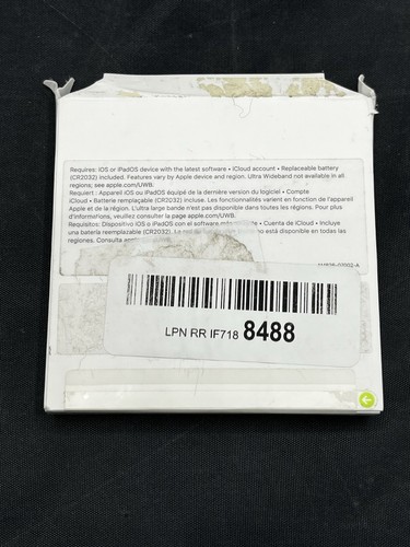 Single Apple Air Tag MX532LL/A Model A2187 Airtag - Zdjęcie 3 z 3