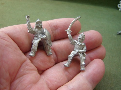 1980 Hinchcliffe 28 mm Weißmetall Renaissance Landsknecht berittene Kavallerie x 12 - Bild 8 von 11