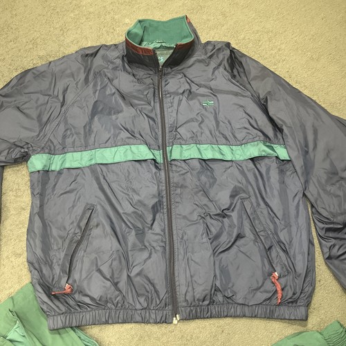 Vintage Dunbrooke Club Collection Windbreaker Tracksuit Set Mens Xl /L Wilson - Picture 2 of 14