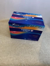 Tampax Pearl Tampons 96 Counts Super Plus Fresh Scent Antigravity Unopened Box