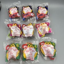McDonald's the Tigger Movie 2000 Happy Meal Toys 1/2/3/4/6 Plus Extras 9 Total