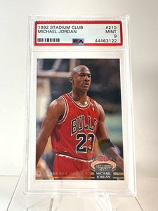 1992-93 Topps Stadium Club - Members Choice #210 Michael Jordan PSA 9
