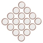 16 stücke Möbel Gleitmatten selbstklebende Slider Pad Bodenschutz (22mm)