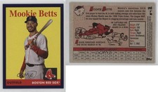 2019 Topps Archives 1958 Design Purple /175 Mookie Betts #50