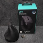 LOGITECH Lift Vertikale Ergonomische Maus Rechtshänder • Graphite Schwarz Grau