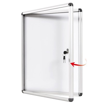 Swansea geschlossene Pinnwand abschließbar Whiteboard Pinnwand mit Türwa...