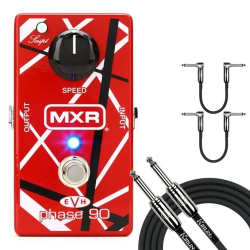 MXR EVH90 Phase 90 Eddie Van Halen Pedale per chitarra effetto phaser rosso con cavi - Foto 14 di 14