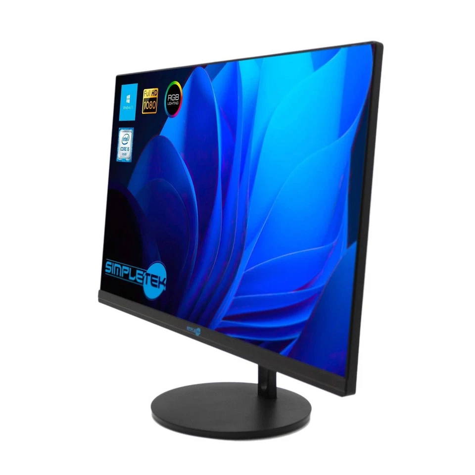 Business All In One PC i5 24" Full HD Windows 11 Pro 8GB SSD 240GB with Keyboard - Image 3 of 4