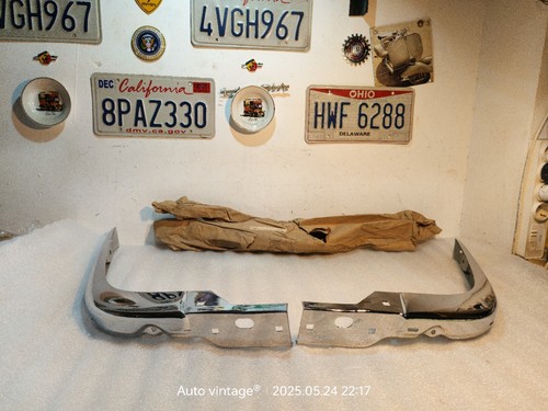 BMW E12 5 series Front Bumper Extensions Ends Set Vorder Stoßstange Genuine NOS - Picture 3 of 17