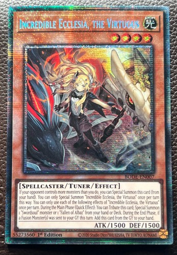 Incredible Ecclesia, the Virtuous (Starlight Rare) BODE-EN007 NM - Picture 1 of 5