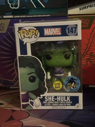 Funko Pop! Marvel: She-Hulk #147 GITD - Comikaze Exclusive