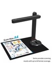 (NEW) Netum OCR Function A4Ca Desktop, Document Scanner, High Speed Smart Camera