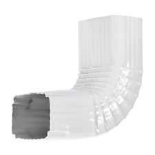 VYH Downspout Gutter Elbows Positive Elbow3"x4" 90 Degrees Style A White