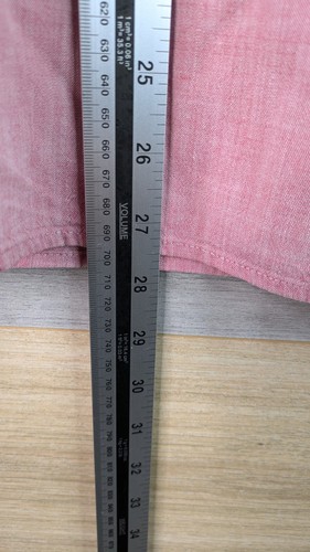 Barbour Greatcoat NEP Hemd Herren Größe M Rot Baumwolle Rollärmel Button Down - Bild 12 von 20