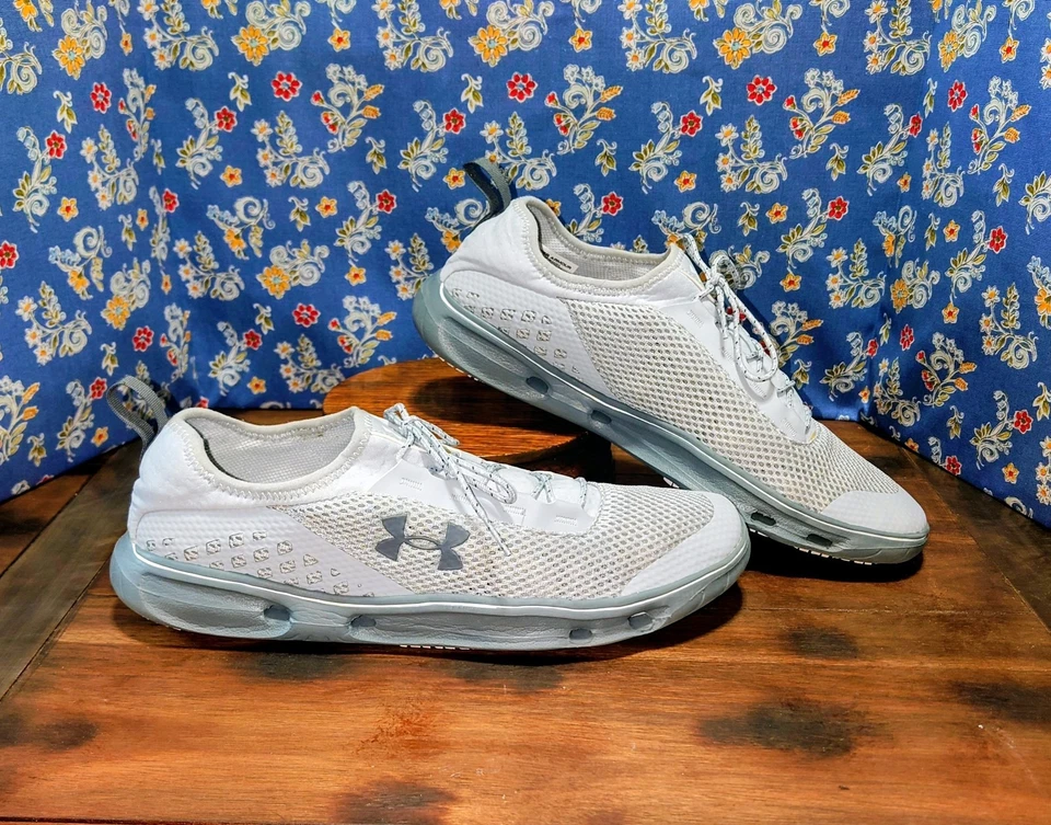 Zapatos de agua Under Armour #1268873-102 "Kilchis" para hombre/gris/13 Foto 2 de 4