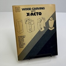 Wood Carving with X-Acto William Wheeler 1974 PB X-Acto Knives etc Carving Intro
