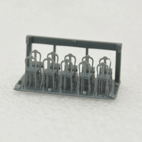 LYT43234 1/43 O Scale Car & Railroad Accessory Props Scenery Dining Chairs - Picture 3 of 3