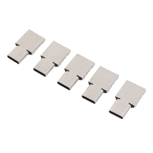 5 Pcs Type to USB Connector Type-c Adapters/data Cables for Cell Phone - Afbeelding 3 van 12