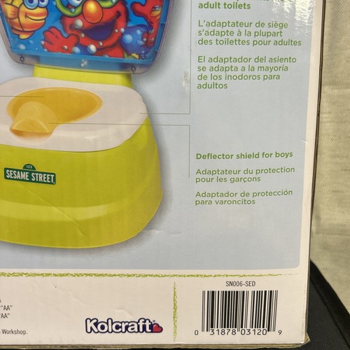 NEW KOLCRAFT ELMO ADVENTURE POTTY CHAIR TRAINING SESAME STREET 2016 FLUSH SOUNDS - Afbeelding 12 van 13