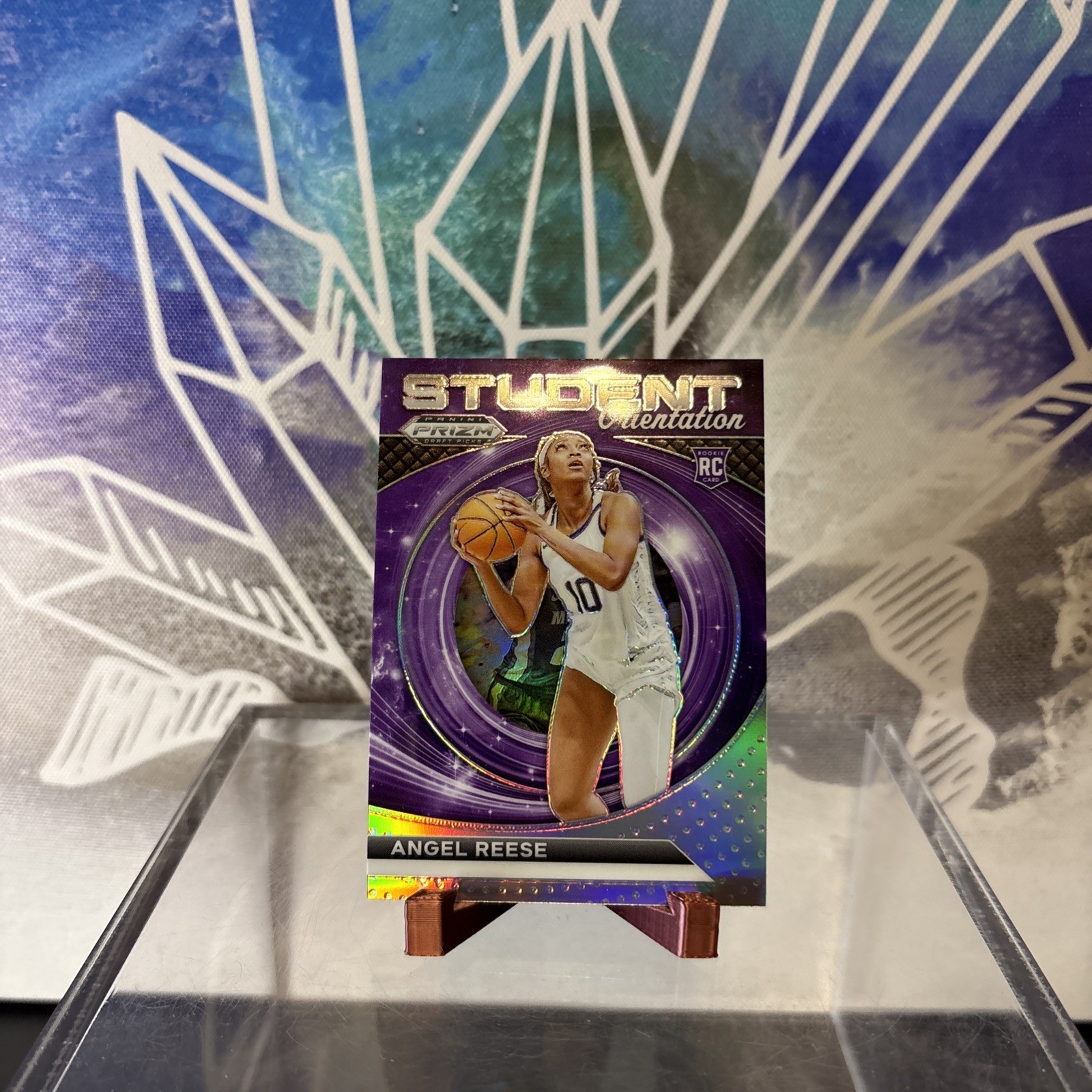 Angel Reese - #18 2024 Panini Prizm Draft Picks - Student Orientation RC Silver