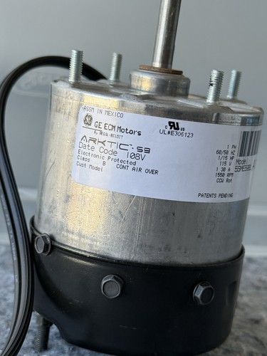 Motor de refrigeración comercial GE A1056 modelo 5SME59BLA1056 amperios 1,3 fase 1 - Imagen 7 de 8