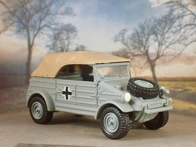 MINICHANPS　VW TYPE82 KUBEL WAGEN 1942 Minichanps VW Type 82 Kubelwagen 1942 1/18 Camo Diecast