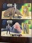 Lot Of 2-Sets JABBA Han Solo DEWBACK Trooper Star Wars Power Force Kenner 97 New
