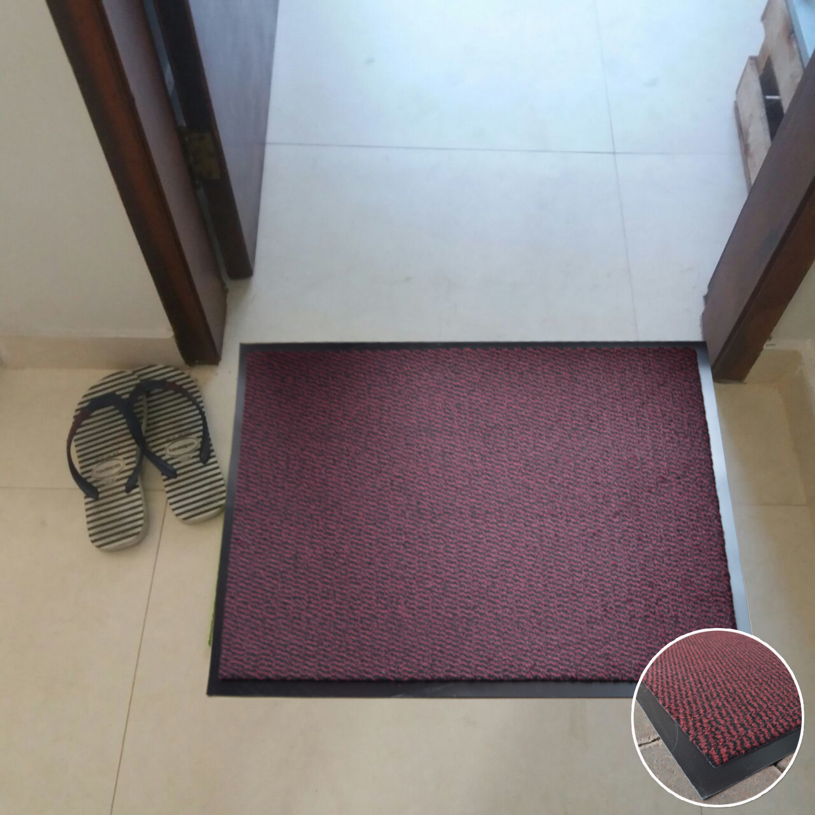 Heavy Duty Barrier Mat Door mat Non-Slip Large Kitchen Floor Rug Dirt Trapper - Picture 26 of 79