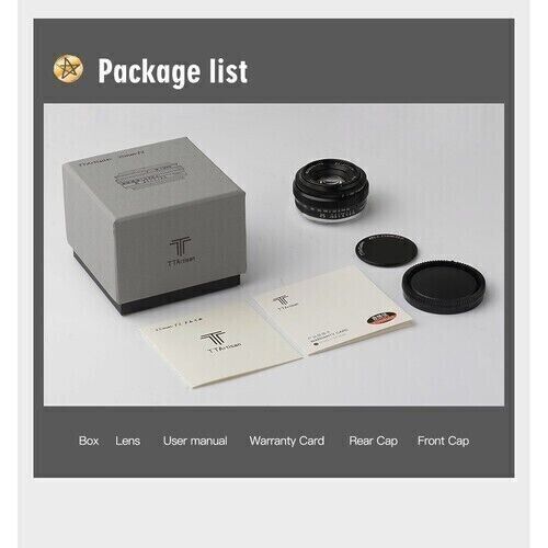 TTArtisan Objektiv 25 mm F2.0 MF APS-C für Canon EF-M RF Nikon Z Sony E Fuji X M4/3 L - Bild 7 von 17