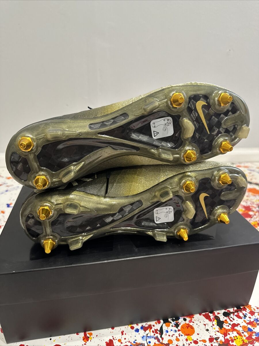 NIKE MERCURIAL SUPERFLY CR7 SE SG RARE GOLD #142/333 SZ 10.5 NIKE MERCURIAL SUPERFLY CR7 SE SG RARE GOLD #142/333 SZ 10.5