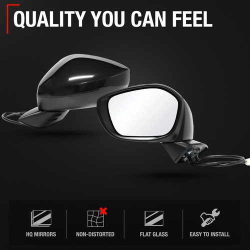 Honda Civic Driver Side Mirror Replacement - Powered Adjustment, Manual Fold,... - Picture 4 of 7