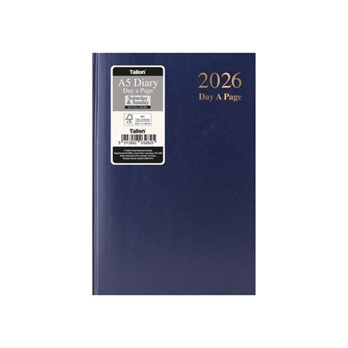 2026 Diary A5 Day A Page Casebound Value 7 Days Home Office Business Desk - Picture 10 of 35