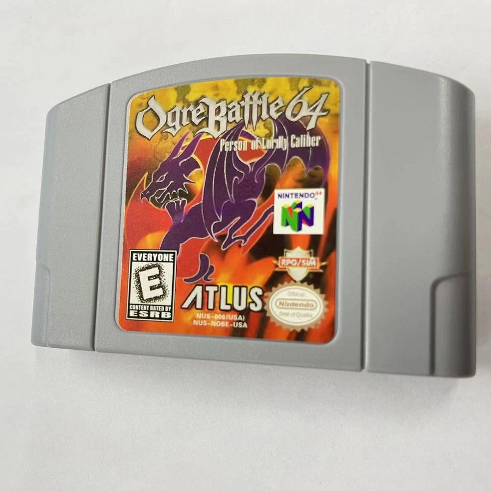 Ogre Battle 64 Person of Lordly Caliber Video Game Cartridge for