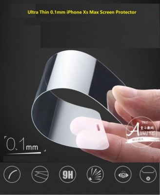 2x 0.10mm Ultra-thin Temper Glass Screen protector for iPhone Xs Max 6.5 inch