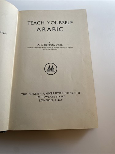 1958 Teach YourSelf Arabic English Universities ab5 - Picture 3 of 8
