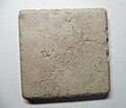 1 Tile Thermae Cerdomus Italy Sq. 3-7/8" Beige Matte Imitation SandStone Vintage