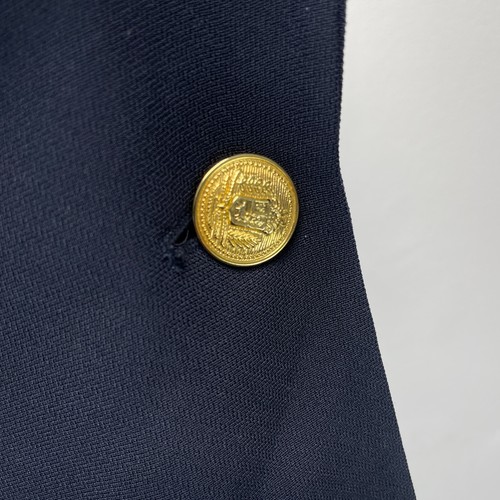 Vintage Petite Sophisticate Blazer Womens 8 Jacket Crest Gold Metal Buttons 90s - Picture 5 of 22