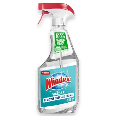 Windex Vinegar Glass and Surface Cleaner Spray Bottle, Packaging Designed to ...