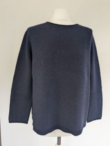 Womens Makers Crew Neck Jumper Cotton Ripple Stitch Jumper RRP £59 Size 10-32 - Picture 26 of 29