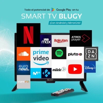 Blugy SMART TV 19" LED HD, 12V, 1366x768 Pixel, Wohnmobil, Camping