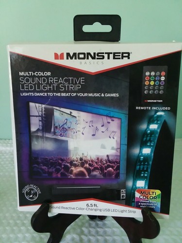 LED LIGHT STRIP multi- Color/ Sealed/ Sound Reactive 6.5ft Roll - Picture 1 of 5