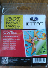 Canon PGI-570 XL BLACK COMPATIBLE INK CARTRIDGE BY JETTEC C570BXL pixma printers