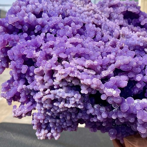 16.06LB Indonesia natural purple grape agate quartz crystal particles - Bild 12 von 13