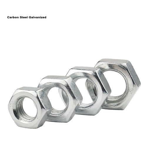 M2 M2.5 - M12 Carbon Steel Hex Nuts Bright Zinc / Nickel Plated Hexagon DIN 934 - Picture 6 of 10