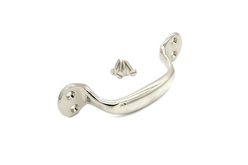 File Cabinet Drawer Pull Trunk Handle Boat Handle Brass Furniture Drawer Pull    - Picture 2 of 3
